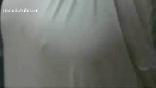 Desi Mallu aunty removing nighty and wearing bra panty.MOV - Masaledar Scene