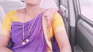 Desi MMS House maid car sex Telugu dirty talks. - Bistar Pe Masti
