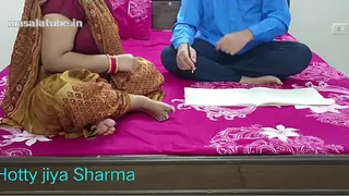 Desi stepmom fucking with teen step son when studying! Step mom dont know anything