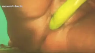 Viral Asian village Girl Fucking with Brinjal